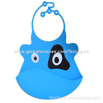 Baby Bib, Made of 100% Food Grade Silicone